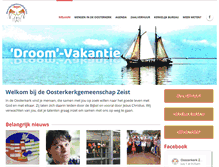 Tablet Screenshot of oosterkerkzeist.nl